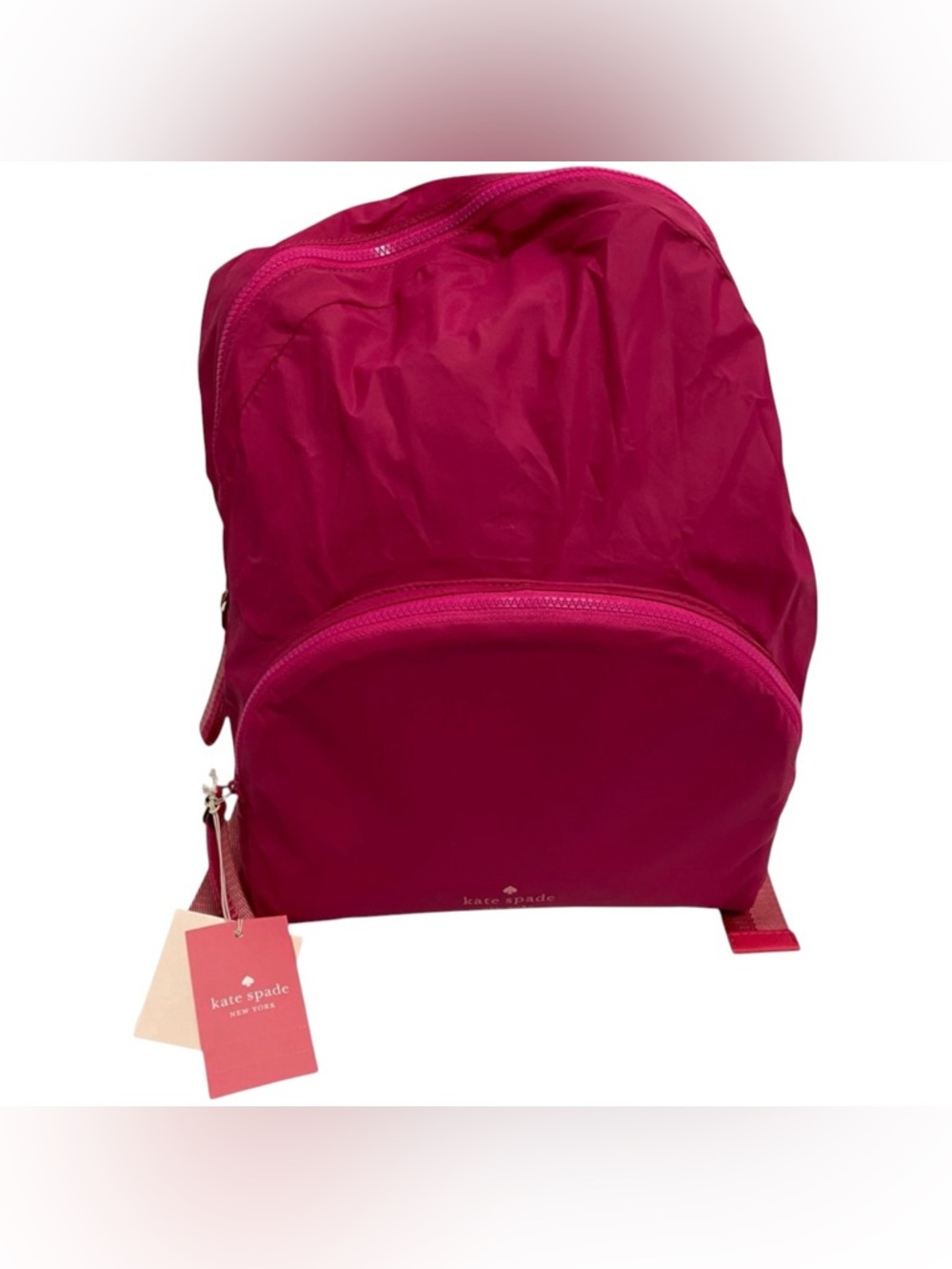 Kate Spade Solid Magenta Backpack
